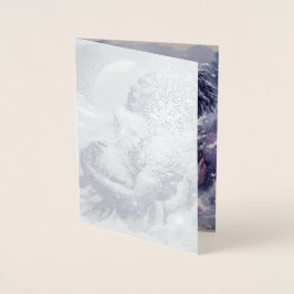 Tarjeta Con Relieve Metalizado Quaraun y BoomFuzzy - Abrazo