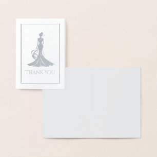 Tarjeta Con Relieve Metalizado Queen Mini