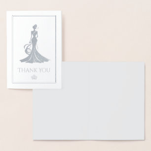 Tarjeta Con Relieve Metalizado Reina del concurso