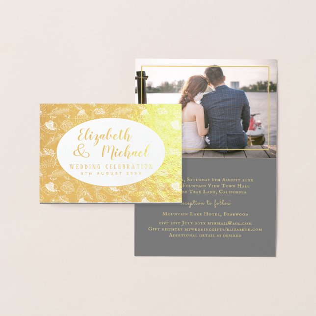 Tarjeta Con Relieve Metalizado Relieve metalizado de lujo FOTO Folladas Elegantes (Demostración)