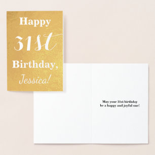 Tarjeta Con Relieve Metalizado Relieve metalizado dorado básico "FELIZ CUMPLEAÑOS