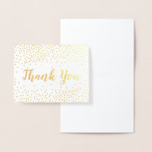 Relieve metalizado dorado Confetti Gracias