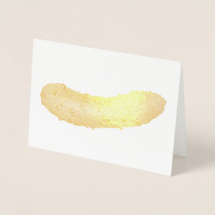 Tarjeta Con Relieve Metalizado Relieve metalizado dorado Crunchy Kosher Dill Big 