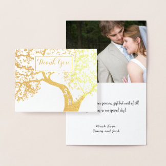 Tarjeta Con Relieve Metalizado Relieve metalizado dorado de fotos Iniciales Boda