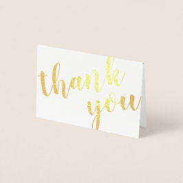 Tarjeta Con Relieve Metalizado Relieve metalizado dorado Floral Bouquet Gracias F