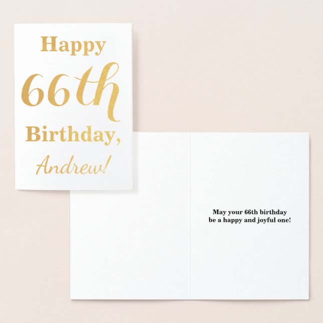 Tarjeta Con Relieve Metalizado Relieve metalizado dorado simple "FELIZ CUMPLEAÑOS (Demostración)
