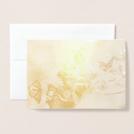 Tarjeta Con Relieve Metalizado Reunión de monarcas