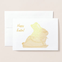 Tarjeta Con Relieve Metalizado Roti Tussock Bunny