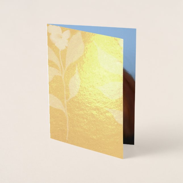 Tarjeta Con Relieve Metalizado Ruddy (Anverso)