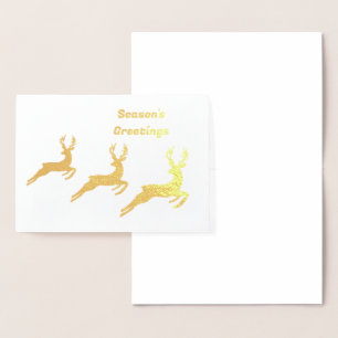 Tarjeta Con Relieve Metalizado ¡Saltando de nuestro camino de 2020!