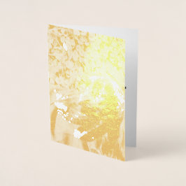 Tarjeta Con Relieve Metalizado Sintetizador irlandés del Día de San Patricio en C