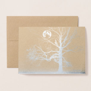 Tarjeta Con Relieve Metalizado Solsticio de invierno: Prospecto parque de vacacio