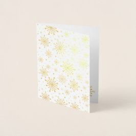 Tarjeta Con Relieve Metalizado Starburst Retro Atomic MidCentury Mod Red & Gold