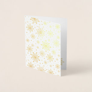 Tarjeta Con Relieve Metalizado Starburst Retro Atomic MidCentury Mod Red & Gold