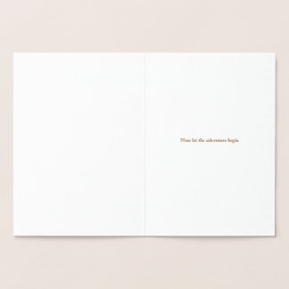 Tarjeta Con Relieve Metalizado Tarjeta de bienvenida de Relieve metalizado Eban A