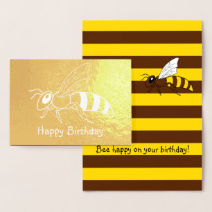 Tarjeta Con Relieve Metalizado Tarjeta de cumpleaños de Relieve metalizado invert