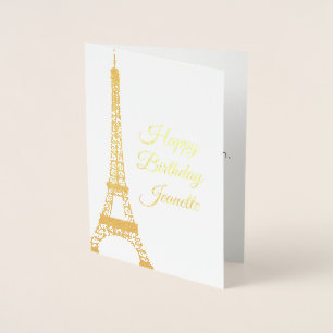 Tarjeta Con Relieve Metalizado Tarjeta de cumpleaños Relieve metalizado, tarjeta