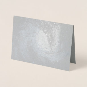 Tarjeta Con Relieve Metalizado Tarjeta de Navidades de galaxia espiral - Relieve