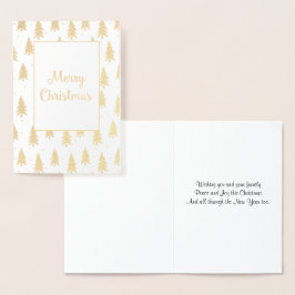 Tarjeta Con Relieve Metalizado Tarjeta de Navidades del Relieve metalizado de los