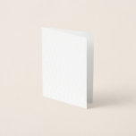 Tarjeta Con Relieve Metalizado Tarjeta de Relieve metalizado<br><div class="desc">Crea tu propio estilo blanco personalizable y minimalista que se puede actualizar fácilmente con tu foto y texto. Si necesita ayuda para personalizar este producto,  por favor contáctenme con el botón de mensaje de abajo y estaré encantado de ayudarle.</div>