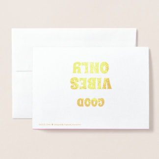 Tarjeta Con Relieve Metalizado Tarjeta de Relieve metalizado