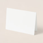 Tarjeta Con Relieve Metalizado Tarjeta de Relieve metalizado<br><div class="desc">Hazlo verdaderamente tuyo con este sencillo diseño minimalista blanco. Sólo tienes que añadir tu foto y tu texto al personalizar a tu manera. ¿Necesita una mano con personalización? Golpea el botón de mensaje de abajo - ¡Me encantaría ayudar!</div>