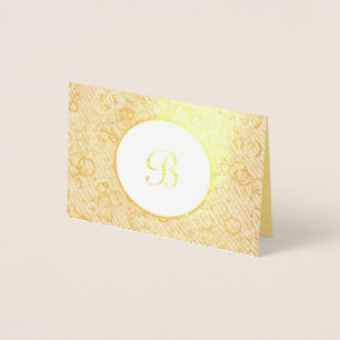 Tarjeta Con Relieve Metalizado Tarjeta de Relieve metalizado Circle Starburst
