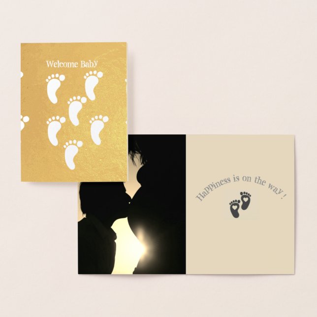 Tarjeta Con Relieve Metalizado Tarjeta de Relieve metalizado de bienvenida (Demostración)