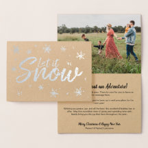 Tarjeta de Relieve metalizado de feriado para Navi