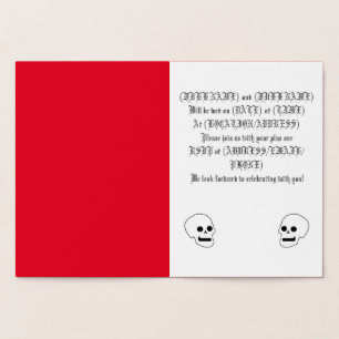 Tarjeta Con Relieve Metalizado Tarjeta de Relieve metalizado de gótico