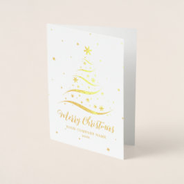 Tarjeta Con Relieve Metalizado Tarjeta de Relieve metalizado de Seasons Greetings