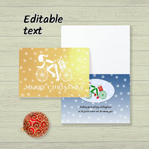 Tarjeta Con Relieve Metalizado Tarjeta de Relieve metalizado de texto para ciclis