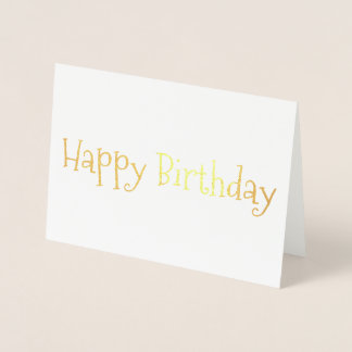Tarjeta Con Relieve Metalizado Tarjeta de Relieve metalizado Feliz Cumpleaños