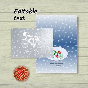 Tarjeta Con Relieve Metalizado Tarjeta de Relieve metalizado francesa para ciclis
