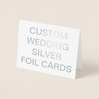 Tarjeta Con Relieve Metalizado Tarjeta de Relieve metalizado plateado personaliza