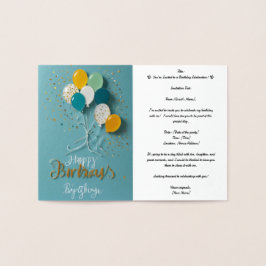 Tarjeta Con Relieve Metalizado Tarjeta de Relieve metalizado profesional de invit