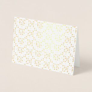 Tarjeta Con Relieve Metalizado Tarjeta de Relieve metalizado sencilla y elegante