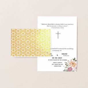 Tarjeta Con Relieve Metalizado Tarjeta de Relieve metalizado / tarjeta de invitac