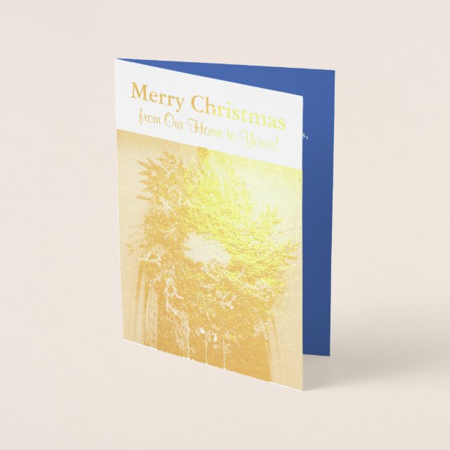 Tarjeta Con Relieve Metalizado Tarjeta de saludo de Relieve metalizado plateado W (Anverso)