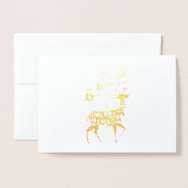 Tarjeta Con Relieve Metalizado Te deseo una tarjeta de Relieve metalizado navideñ