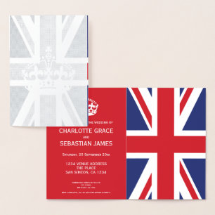 Tarjeta Con Relieve Metalizado Tema del sindicato británico Jack Boda británico