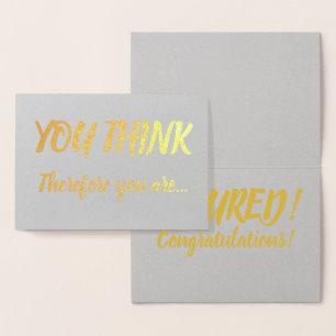 Tarjeta Con Relieve Metalizado Tenure Felicitaciones Relieve metalizado dorado Gr