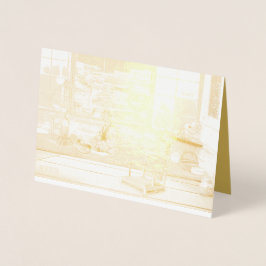 Tarjeta Con Relieve Metalizado The Irori