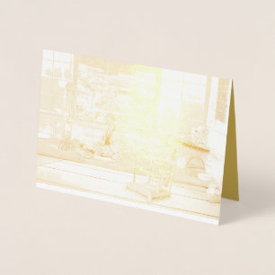 Tarjeta Con Relieve Metalizado The Irori