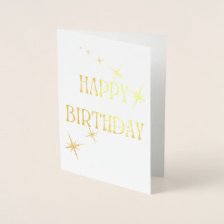 Tarjeta Con Relieve Metalizado ✨ Una en un millón gracias elegantes estrellas de