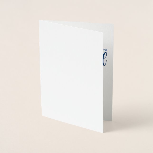 Tarjeta Con Relieve Metalizado Una vez un Fed, siempre un Fed (Anverso)