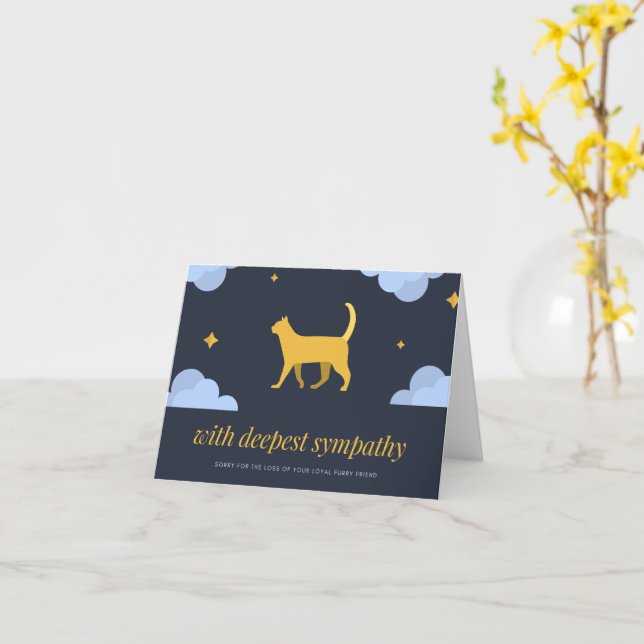 Tarjeta con simpatía (flor amarilla)