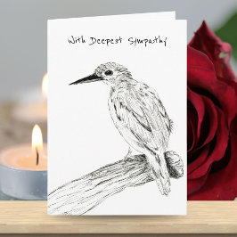 Tarjeta Con simpatía Dibujo Oriental Dwarf Kingfisher