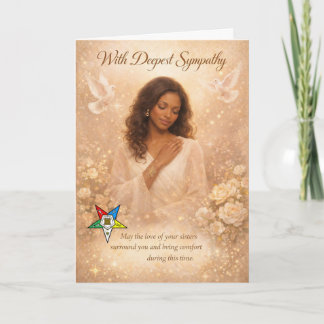 Tarjeta Con Sincero Pesar — Orden de la Estrella Oriental 