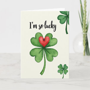 Tarjeta con textura de brillo de amor afortunado